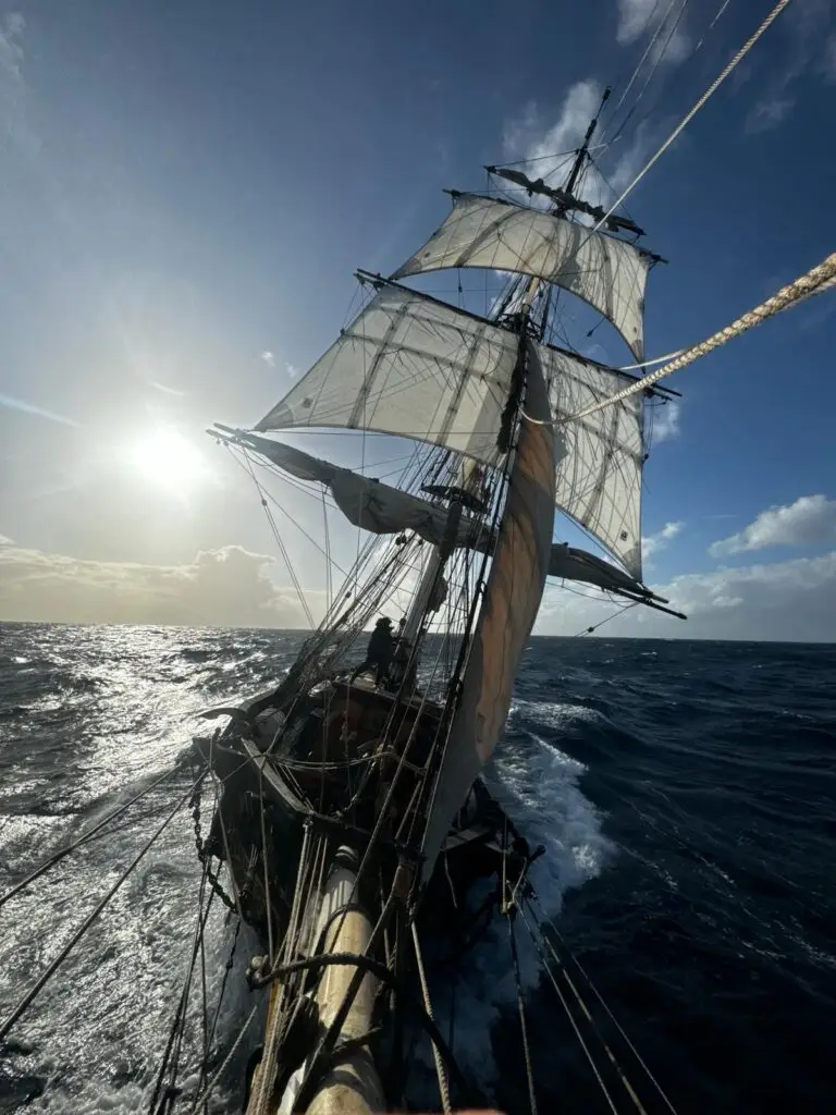 Sailing with a full belly